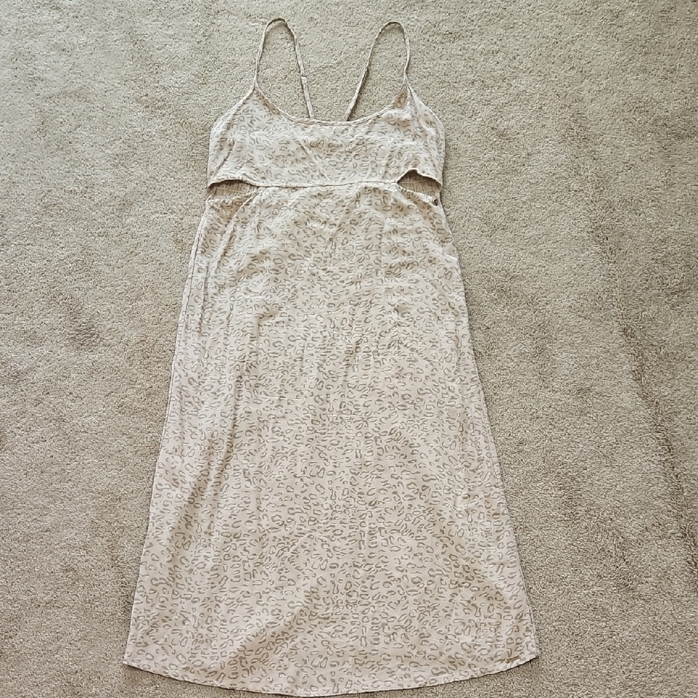 Casual Volcom Cream Spaghetti Strap Dress